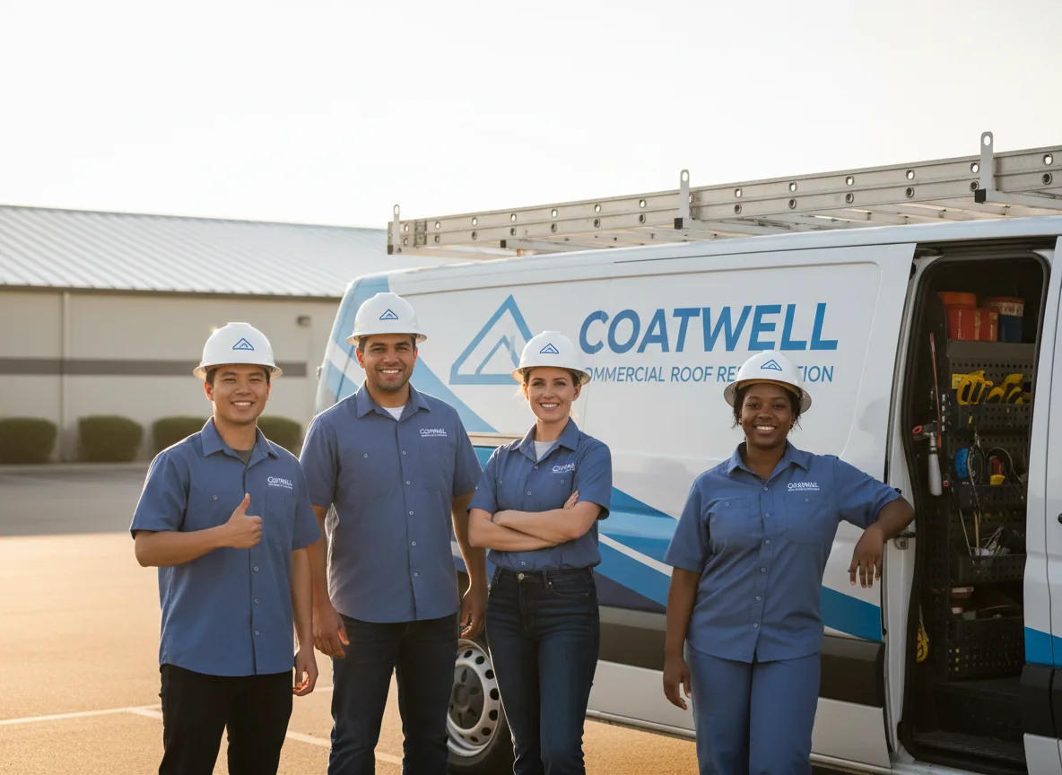 Commercial roof coating company in Sinai, SD